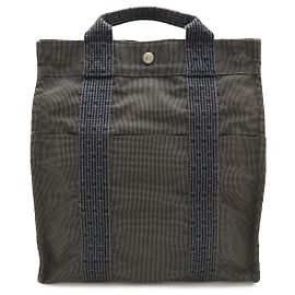 Hermès Hermes Canvas Rucksack Aile Line MM Grau