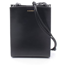 Borsa a tracolla TANGLE SMALL in pelle Jil Sander Nero