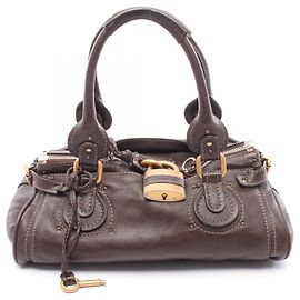 Bolsa de couro Paddington da Chloé Marrom