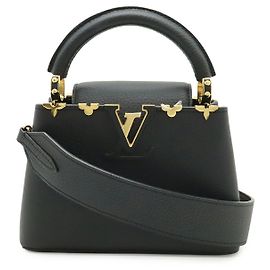Borsa Louis Vuitton Capucines Mini Nera Nero