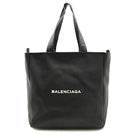 Balenciaga Everyday Large Leather Tote Black