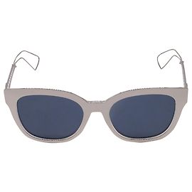 Óculos de sol Dior Diorama 1 Mirrored Wayfarer em acetato prateado Prata