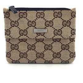 Gucci Canvas Taschentuch-Etui Braun Braun