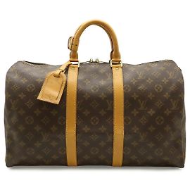 Bolsa de viagem Louis Vuitton Monogram Keepall 45 Marrom