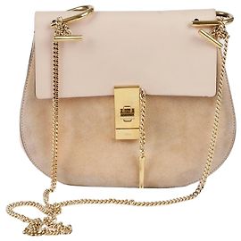 Chloé Bolsa de ombro pequena Drew Rosa