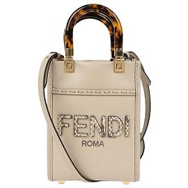 Fendi Mini borsa a tracolla Sunshine Marrone
