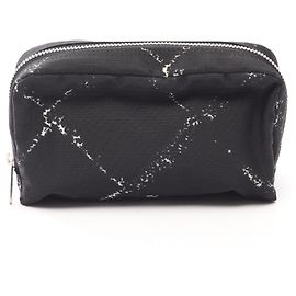 Pochette en nylon Chanel Travel Line Noir