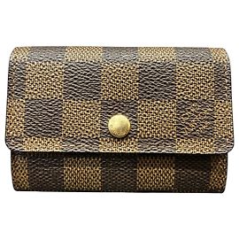 Louis Vuitton Damier Ebene Coin Case Brown