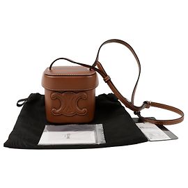 Céline Piccola borsa a tracolla e a spalla Box Triope Marrone