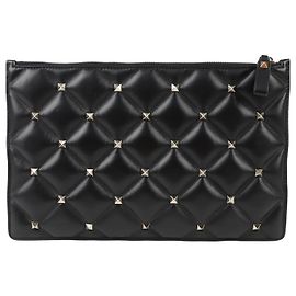 Valentino Garavani Pochette Candy Studded Noir