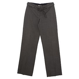 Prada Trousers Belt Pants Size Grey