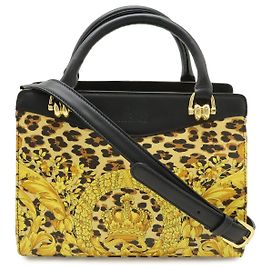Bolso Versace Barocco Leopard 2WAY PVC Amarillo