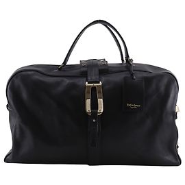 Sac Boston en cuir Yves Saint Laurent Noir