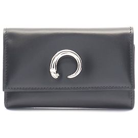Porta llaves de cuero Cartier Panthere Negro