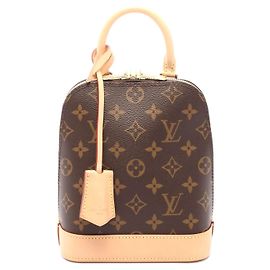Louis Vuitton Alma Backpack Monogram Brown Brown