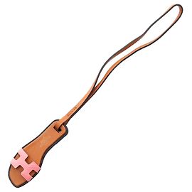 Hermès Pendentif Porte-clés Oran Nano Rose Confetti Hermes Rose