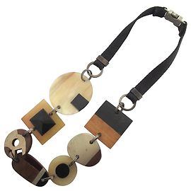 Marni Halskette Braun Beige