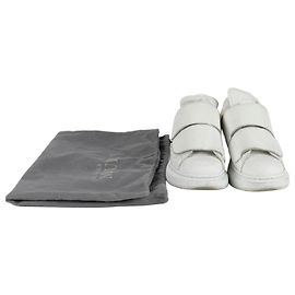 Alexander Mcqueen Baskets Oversole Velcro Size Blanc