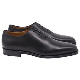Salvatore Ferragamo Scarpe stringate Angiolo in pelle nera Ferragamo Nero
