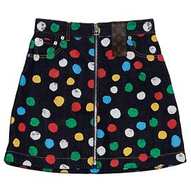 Louis Vuitton Size Kusama Yayoi Painted Dot Mini Skirt Multiple colors