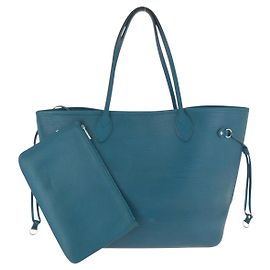 Sac cabas Louis Vuitton Neverfull Epi Bleu