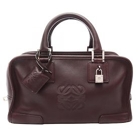 Loewe Amazona Leather Handbag Brown