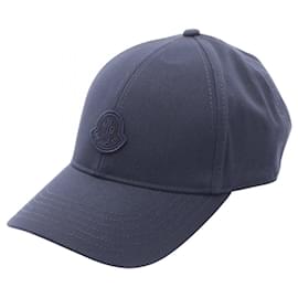 Gorra BASEBALL de algodón Moncler Azul
