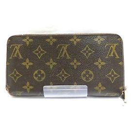 Portafoglio Zippy Monogram Louis Vuitton Marrone
