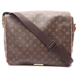 Bolsa de Ombro Louis Vuitton Abbesses Monogram Marrom