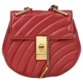 Chloé Borsa a tracolla mini Drew Rosso