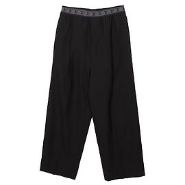 Louis Vuitton Logo Elastic Slacks Size Black