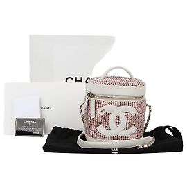 Chanel Borsa a tracolla e crossbody CC Logo Vanity Bianco