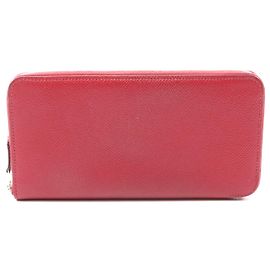 Hermès Portefeuille Hermes Azap Long Silk'in Bordeaux Marron