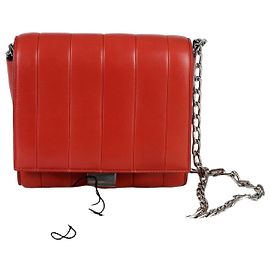 Céline Box Small Chain Shoulder Bag Red