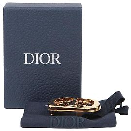 Dior Fivela de cinto CD Icon Dourado Metálico