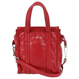 Balenciaga Sac à main d'épaule Bazaar Xxs Rouge