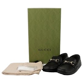 Gucci Mocassino da guida con morsetto Nero