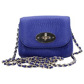 Mulberry Classic Lily in pelle di vitello blu Blu