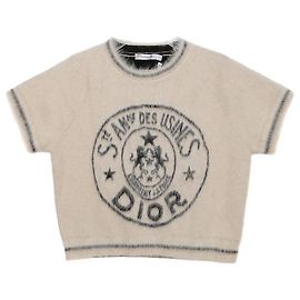 Dior Taille de la maille à manches courtes Blanc