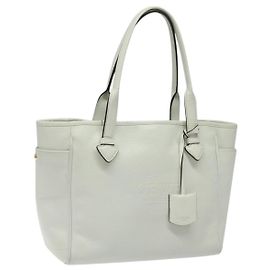 Sac cabas Loewe Heritage en cuir Blanc