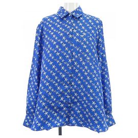 Max Mara Hemd Weiß Blau