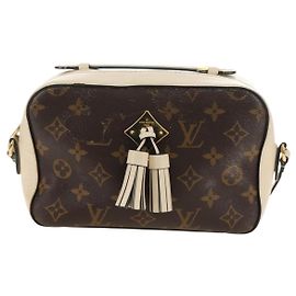 Louis Vuitton Saintonge em canvas Monogram com couro Marrom
