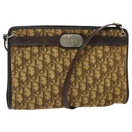 Christian Dior Vintage Trotter Canvas medium Marrone