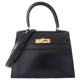 Hermès Borsa Mini Kelly Hermes Nera Nero