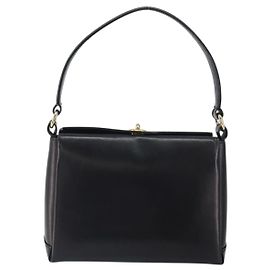 Gucci Vintage Convertible Box Leather Schwarz