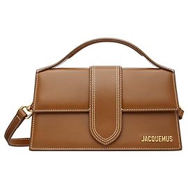 Jacquemus Le Bambinou Flap Leather mini Marrom
