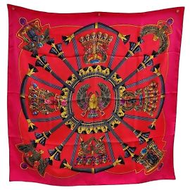 Hermès Hermes Carré 90 Seta multicolore 90 x 90 Multicolore