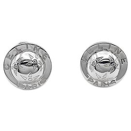 Céline Orecchini a clip Celine Vintage Silver Star Ball Argento