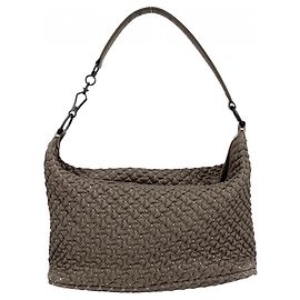Bottega Veneta Brown Leather Handbag Brown