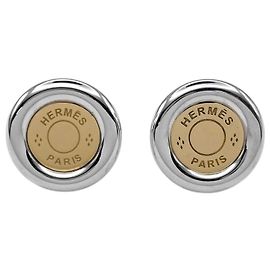 Hermès Pendientes HERMES Clou de Selle Sellier Otro